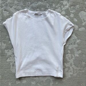 Zara Pure White Cotton Top